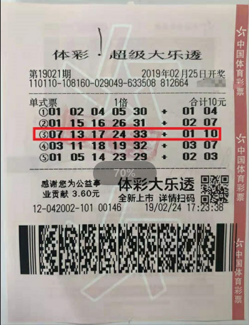 大乐透追加奖金对照表