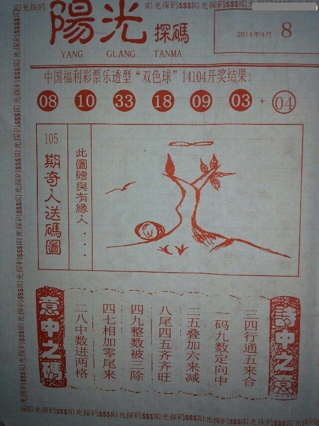 阳光探码图