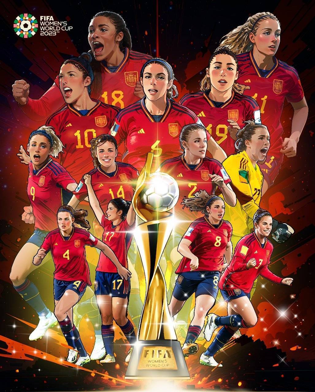 女足世界杯2019，西班牙队荣耀加冕2021年女足世界杯冠军是哪个国家