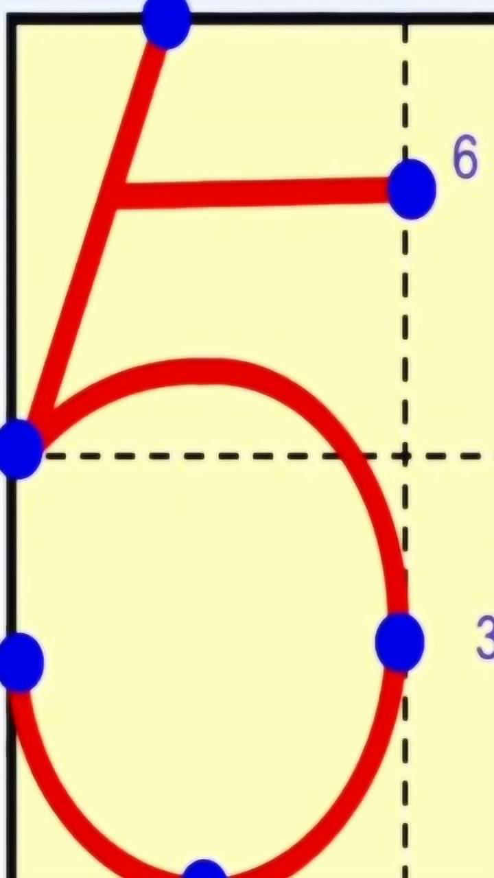数字3的魅力，在田字格中的艺术与科学数字3田字格正确写法