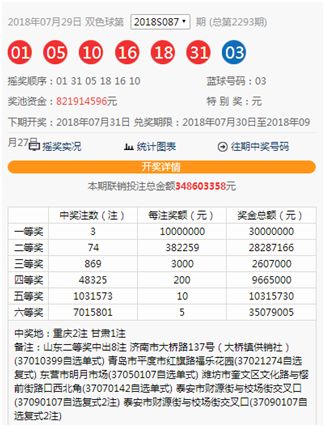2018年双色球第74期开奖揭晓，梦想与幸运的碰撞2018077双色球开奖