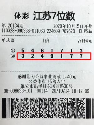 江苏体彩7位数，新浪爱猜的幸运之选最新江苏体彩七位数